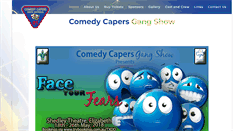 Desktop Screenshot of comedycapersgangshow.org.au