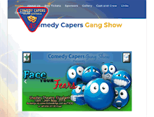 Tablet Screenshot of comedycapersgangshow.org.au